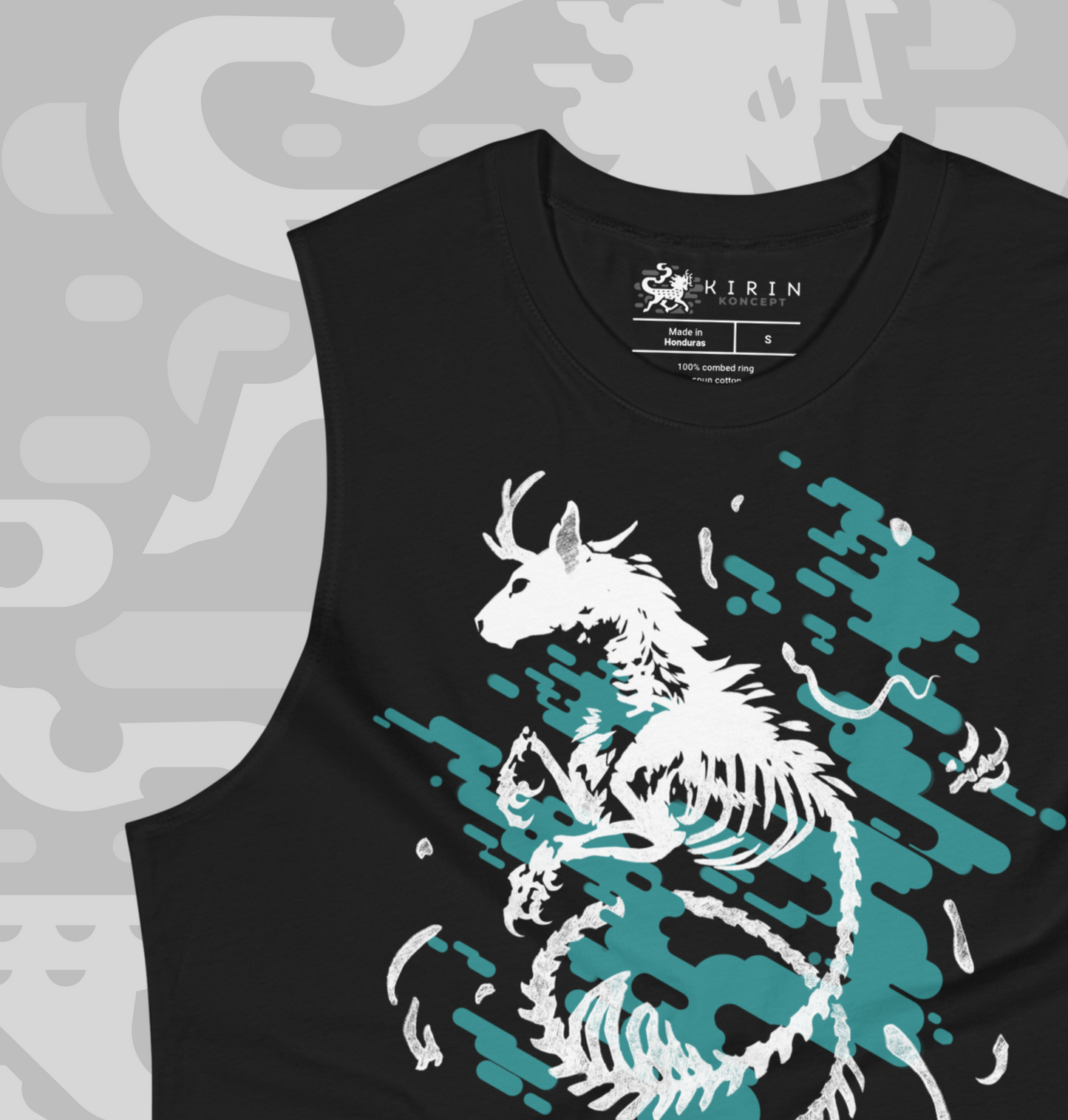 Withered - Black Muscle Tank