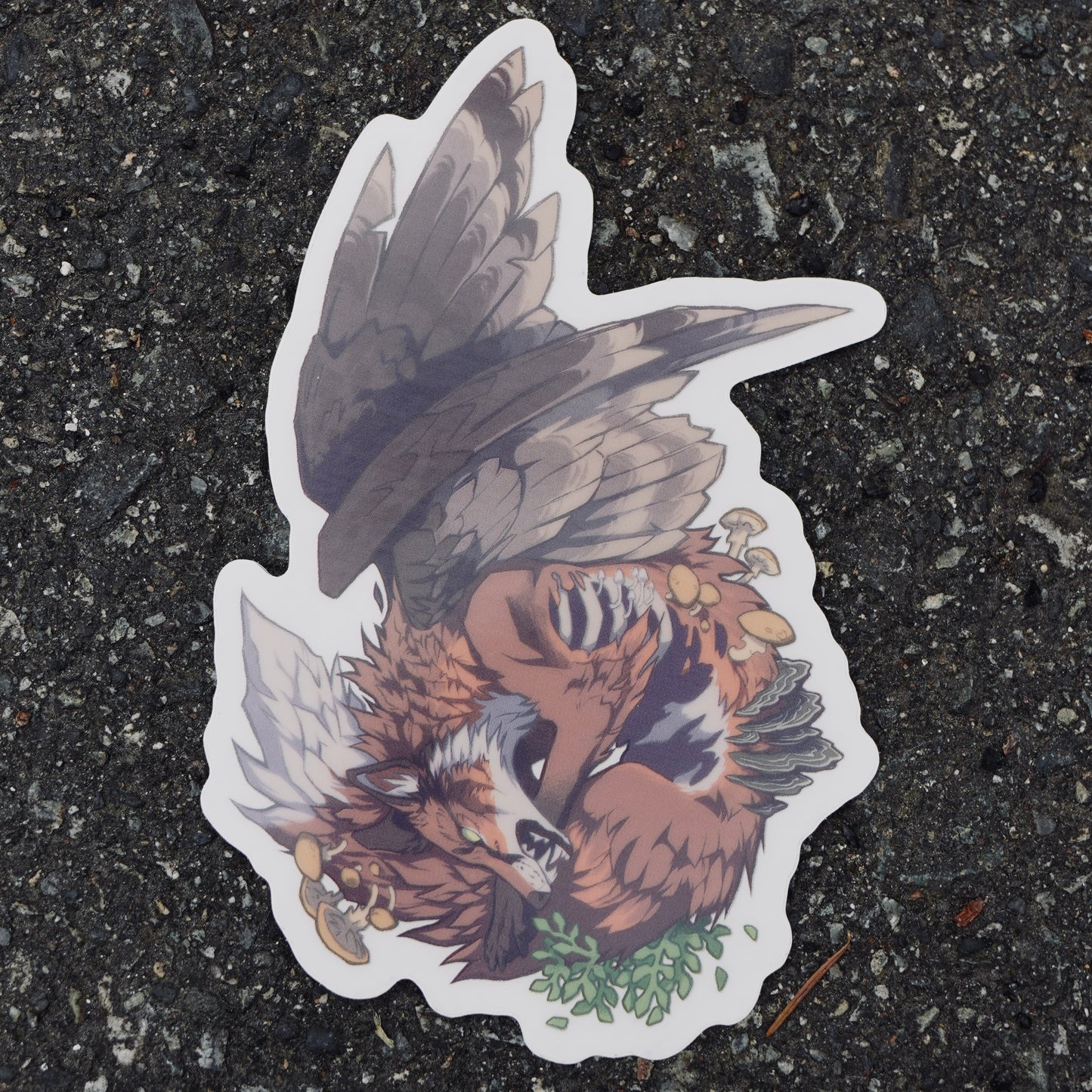 Regrowth - Clear vinyl sticker