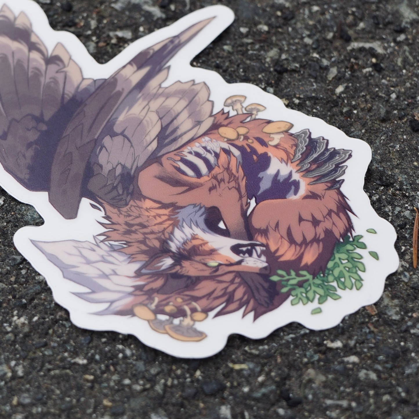Regrowth - Clear vinyl sticker