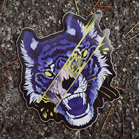 SLASHED - Die cut vinyl sticker