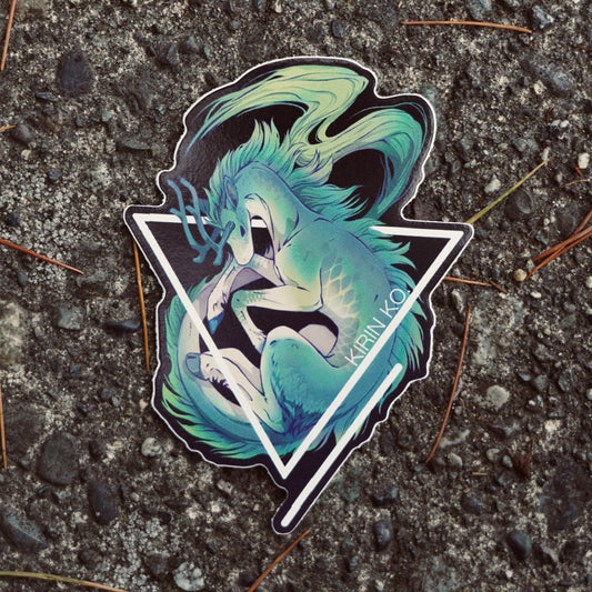 Kirin Ko - Die cut vinyl sticker