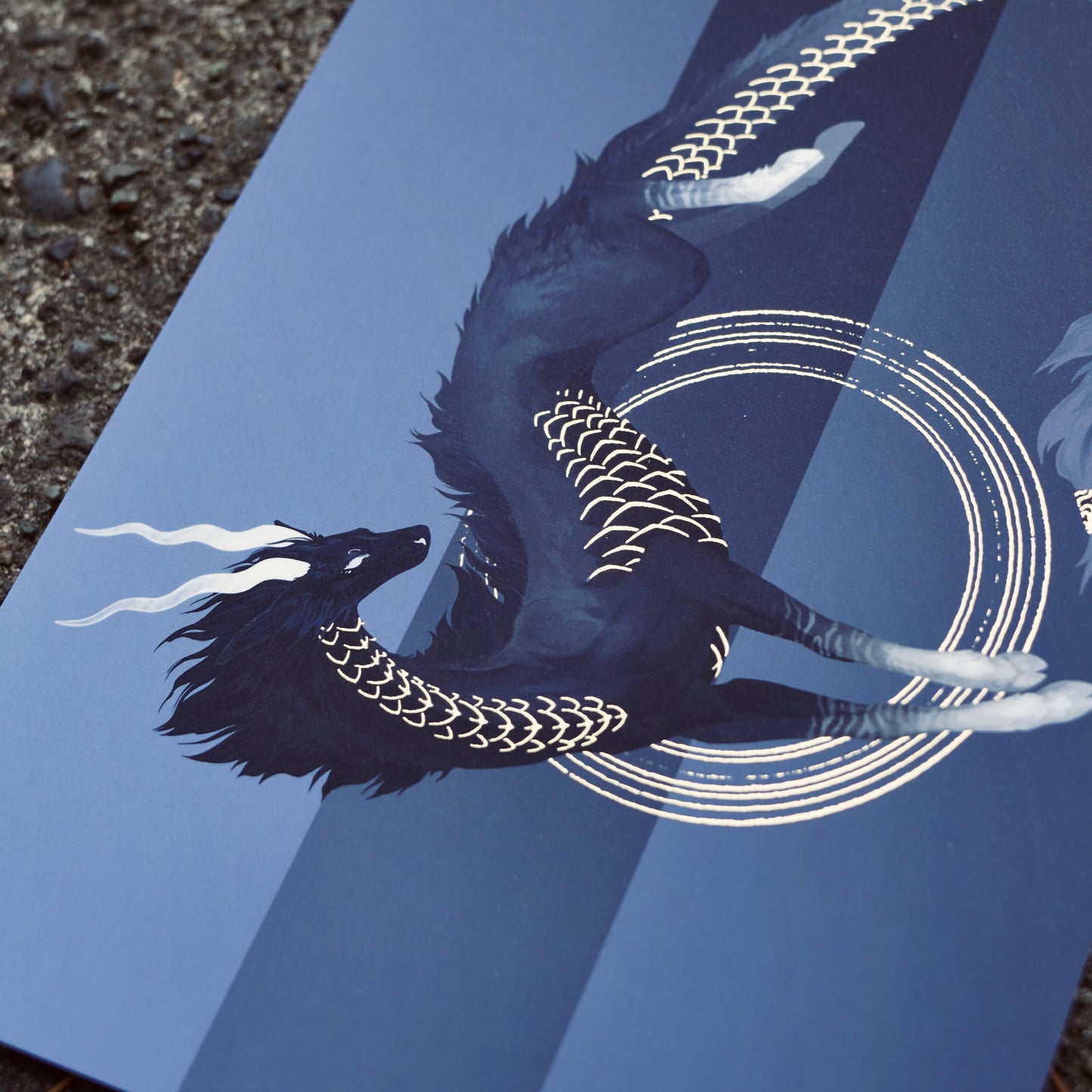 Kirin - Gold foil Small Print