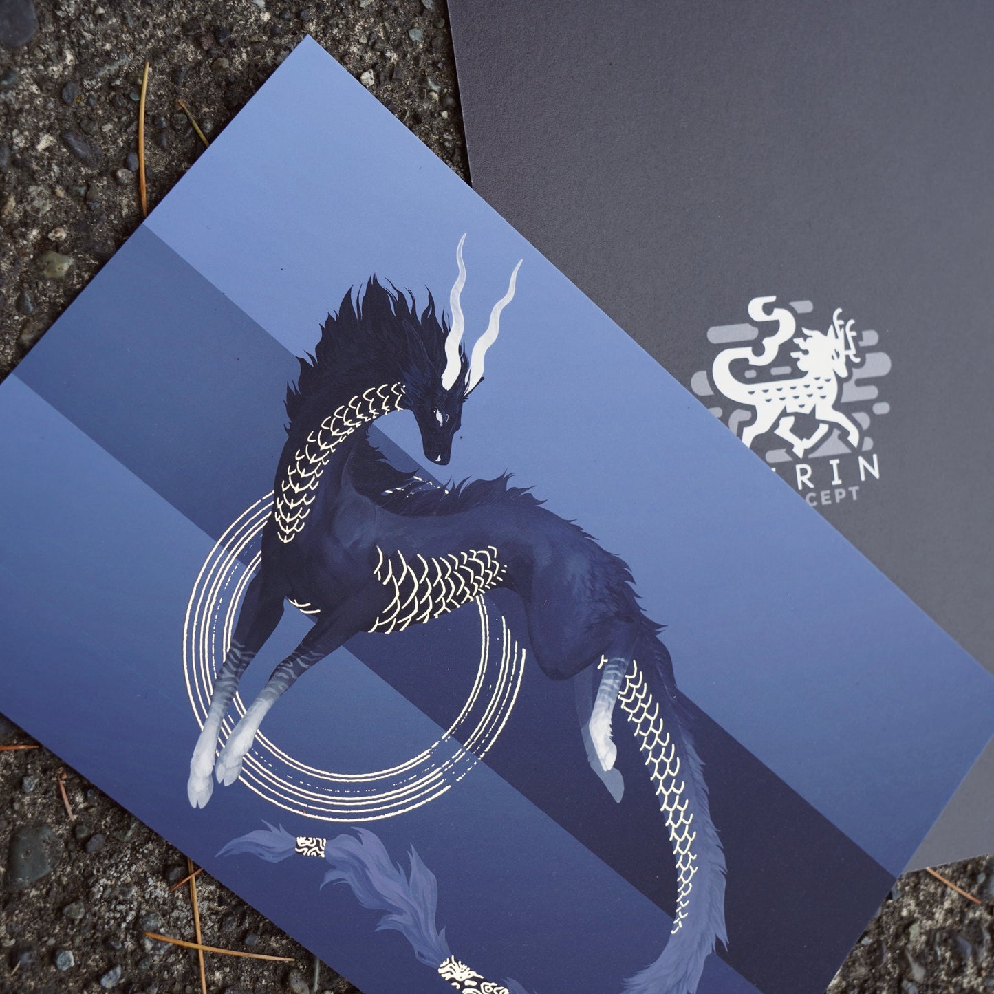 Kirin - Gold foil Small Print