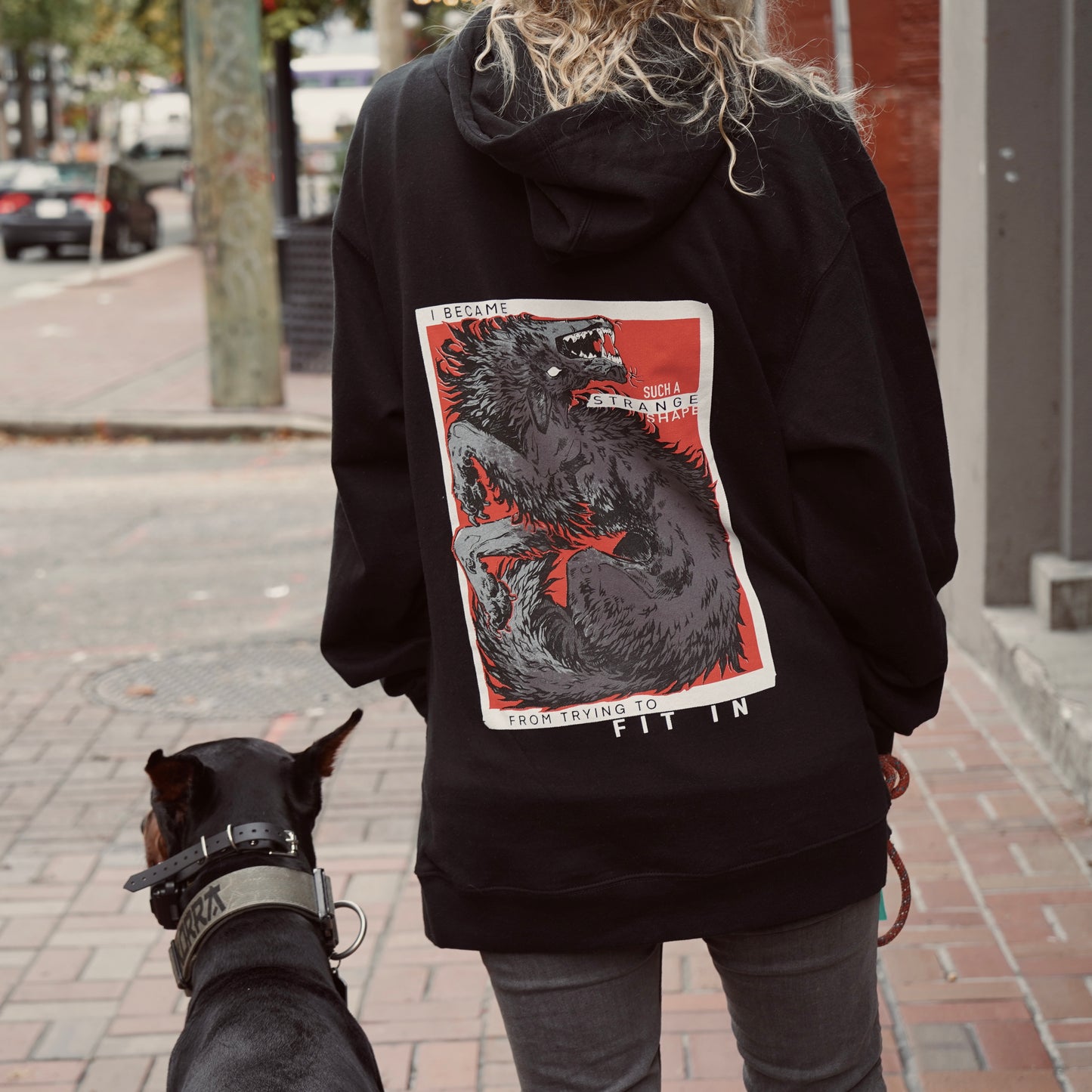 Strange Shape - Black Hoodie