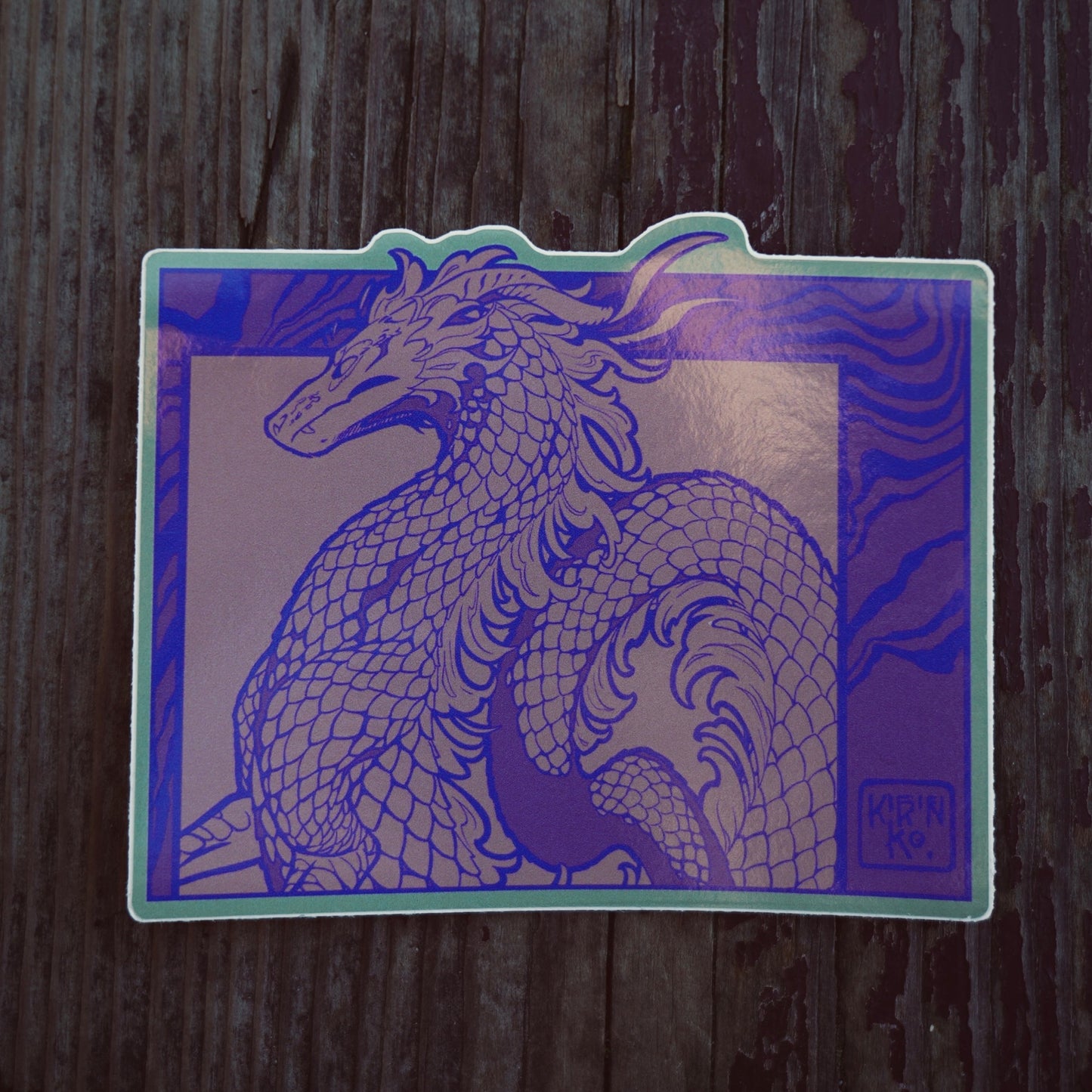 Purple Haze - Vinyl Sticker