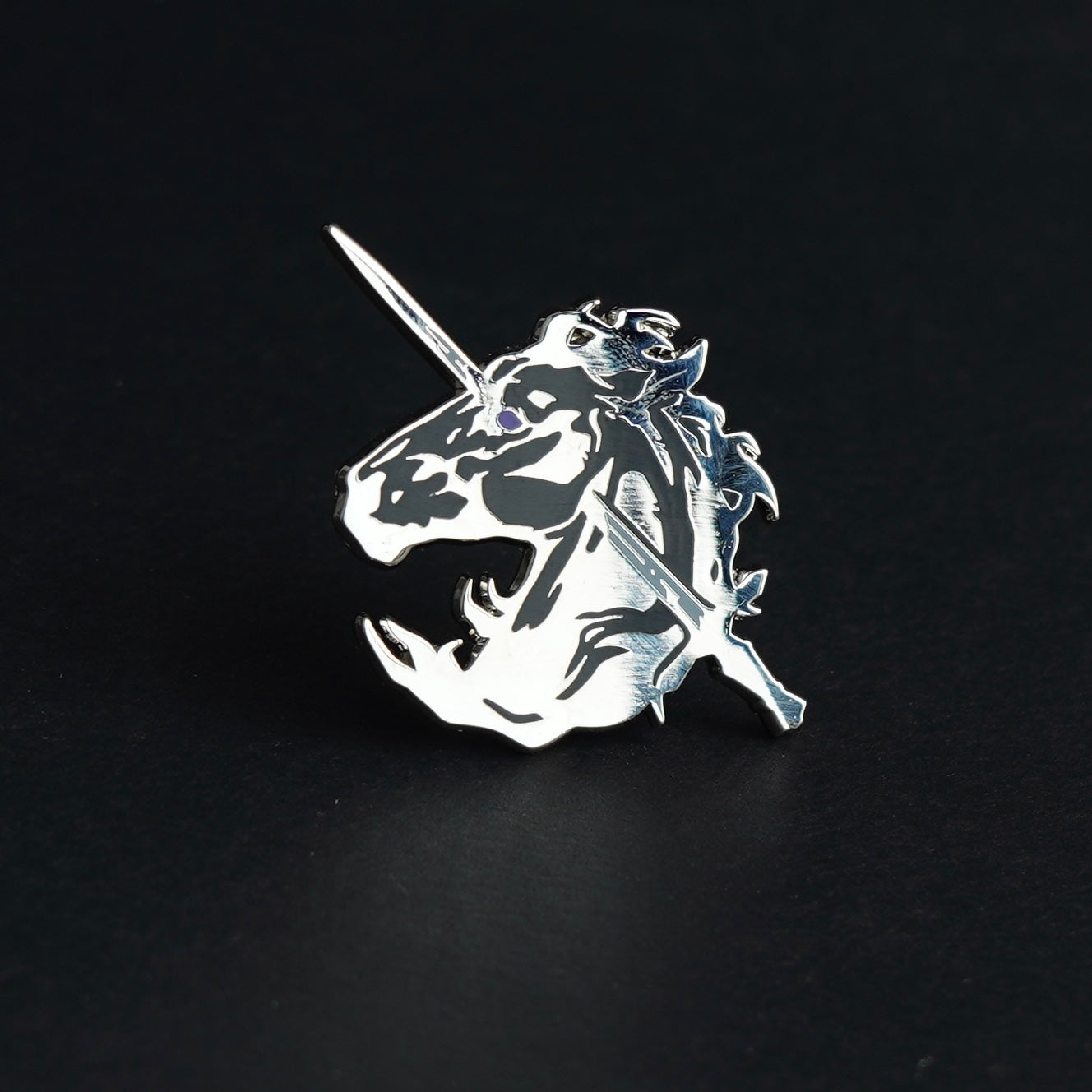 Unicorn's Blood 'Black' - Hard Enamel pin