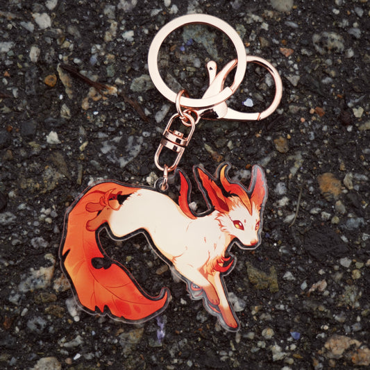 Leafy Autumn - Acrylic Keychain