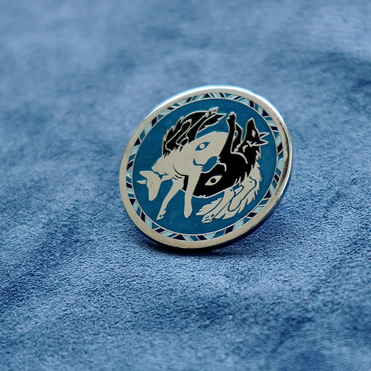 Wolf Eyes, Kindred Spirits - Hard Enamel Pin