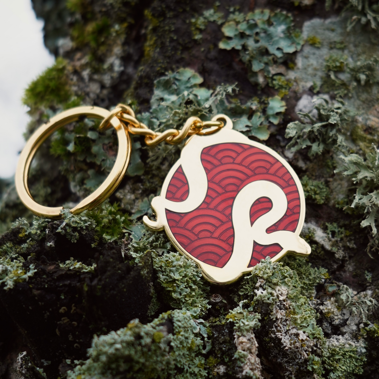 Lucky Snake - Enamel Keychain