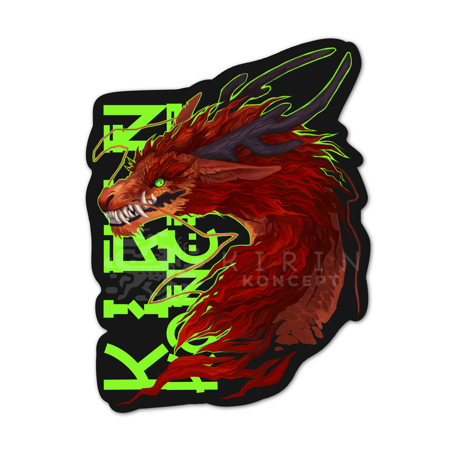 Year of the Dragon - vinyl sticker