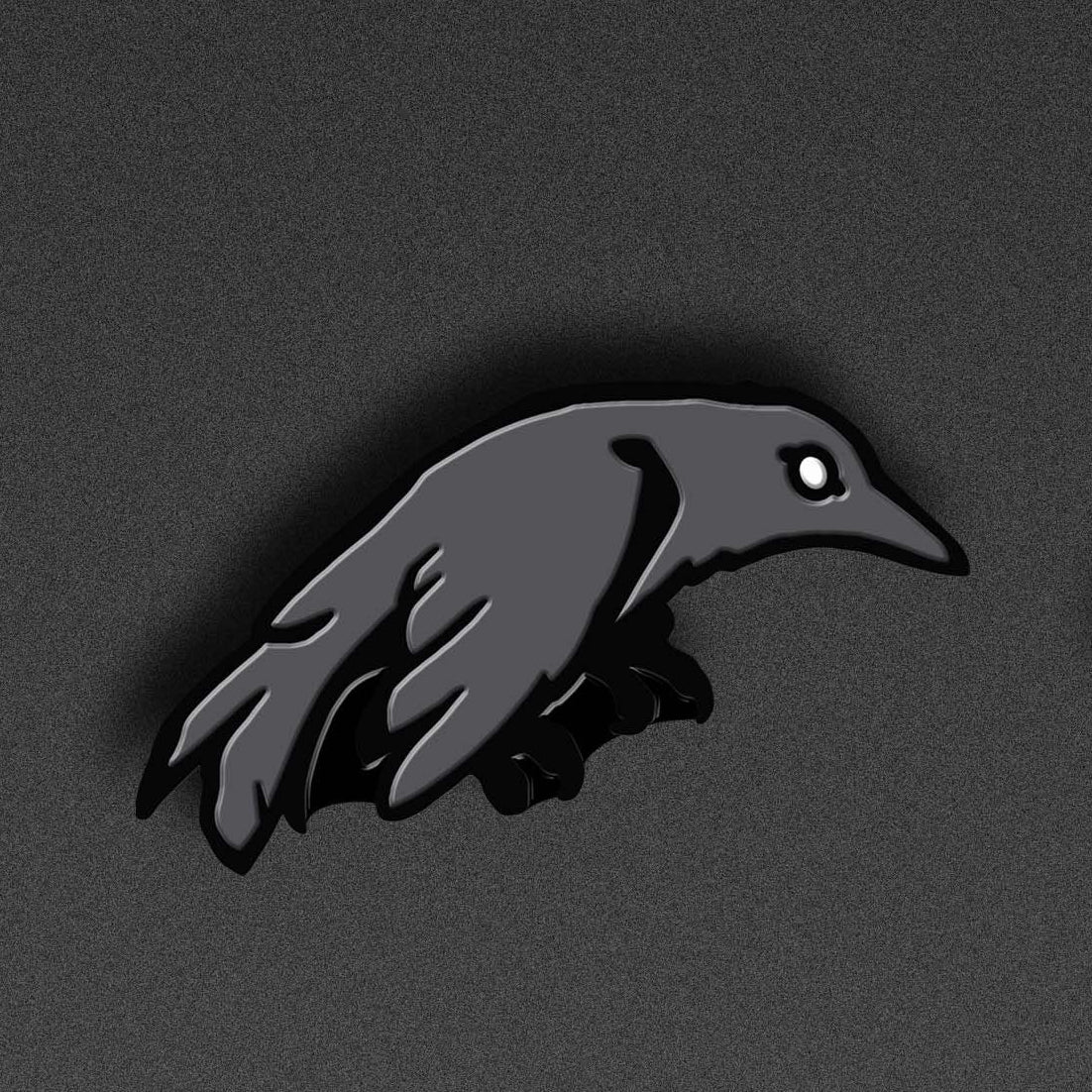 Mini Enamel Pins - Fish & crow