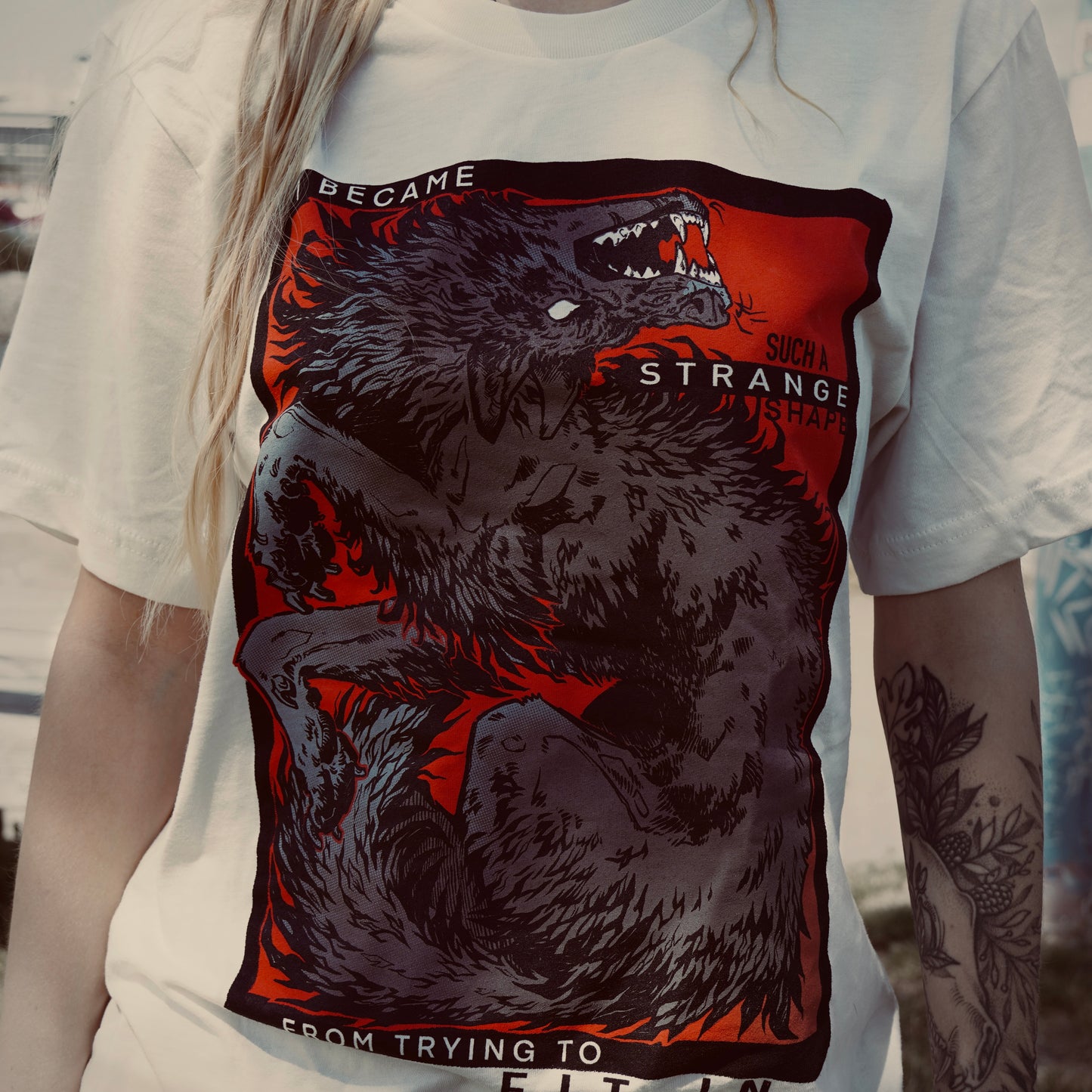 Strange Shape - Vintage White Shirt