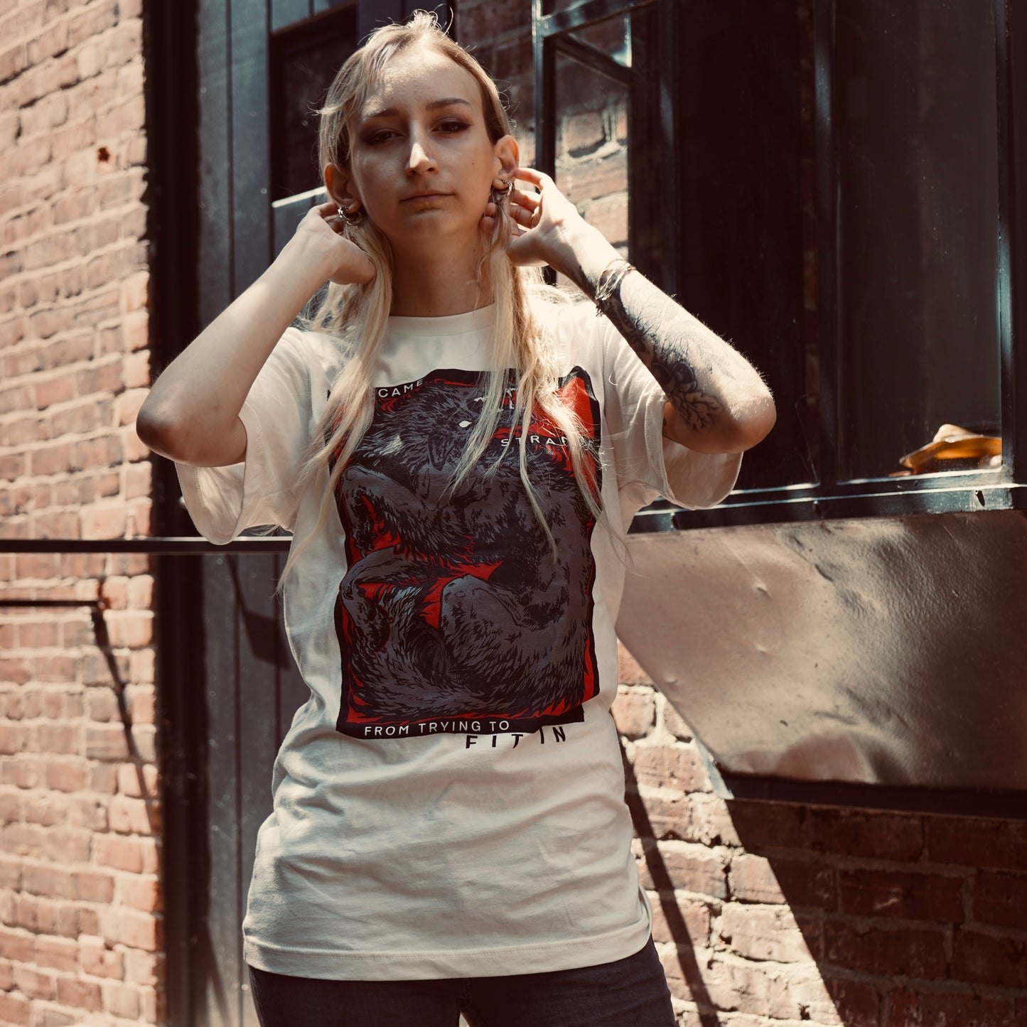 Strange Shape - Vintage White Shirt