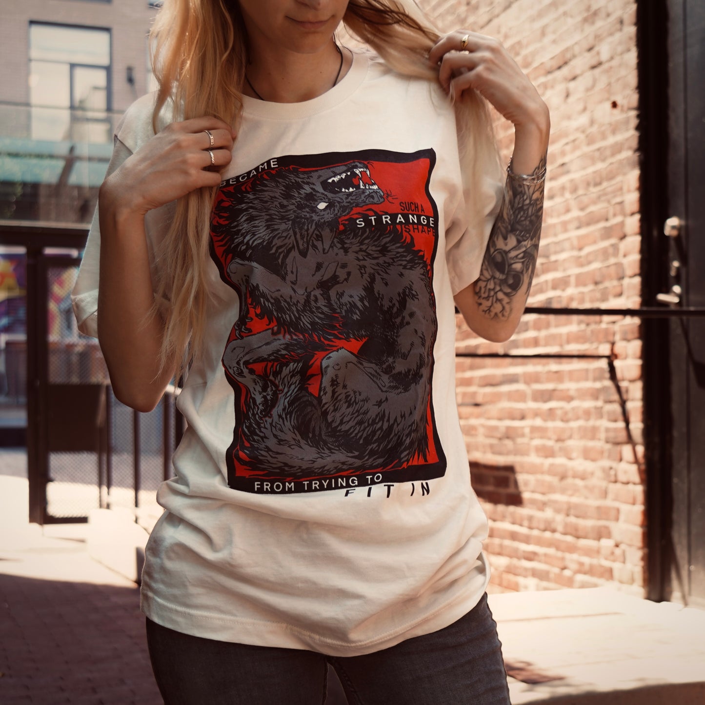 Strange Shape - Vintage White Shirt