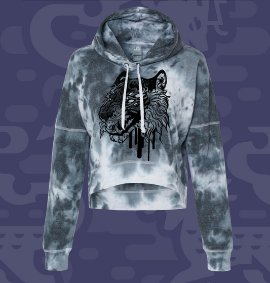 Wicked - Tie Dye Crop Hoodie