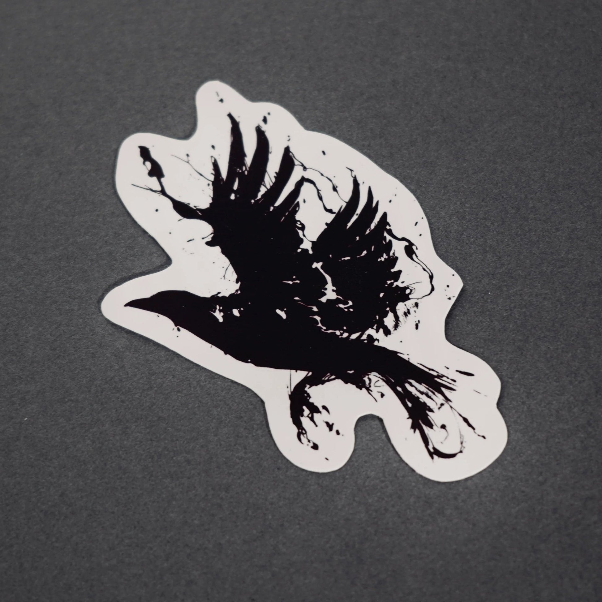Crow - Die cut sticker - KIRIN KONCEPT -