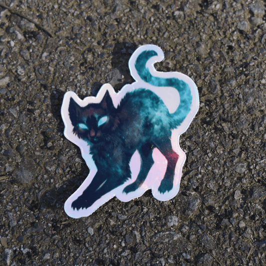 Familiar spirit - holo vinyl sticker - KIRIN KONCEPT -