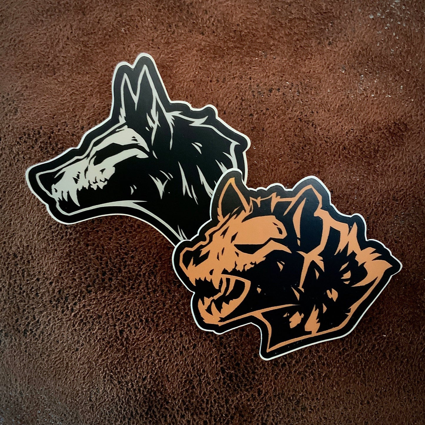 Hyena Skull - vinyl sticker