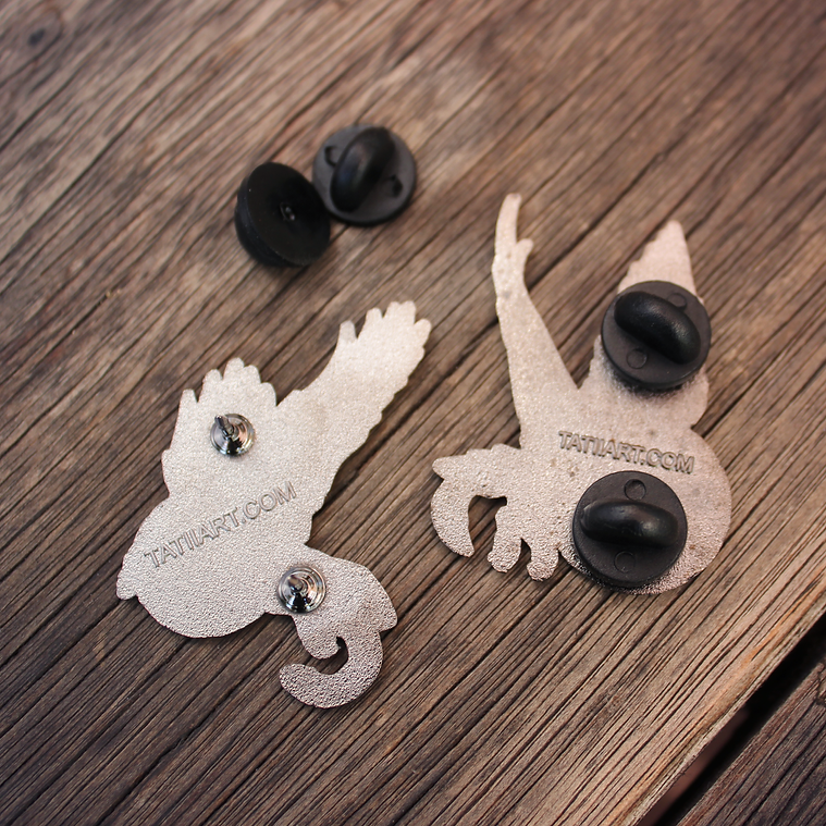 Raven TeenyGryphons - Hard Enamel Pin