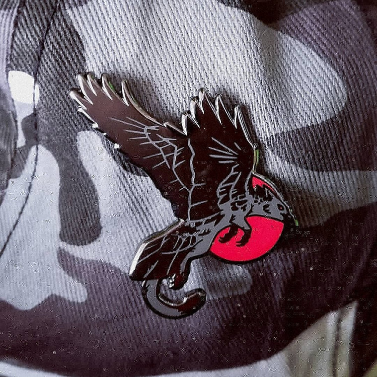 Raven TeenyGryphons - Hard Enamel Pin