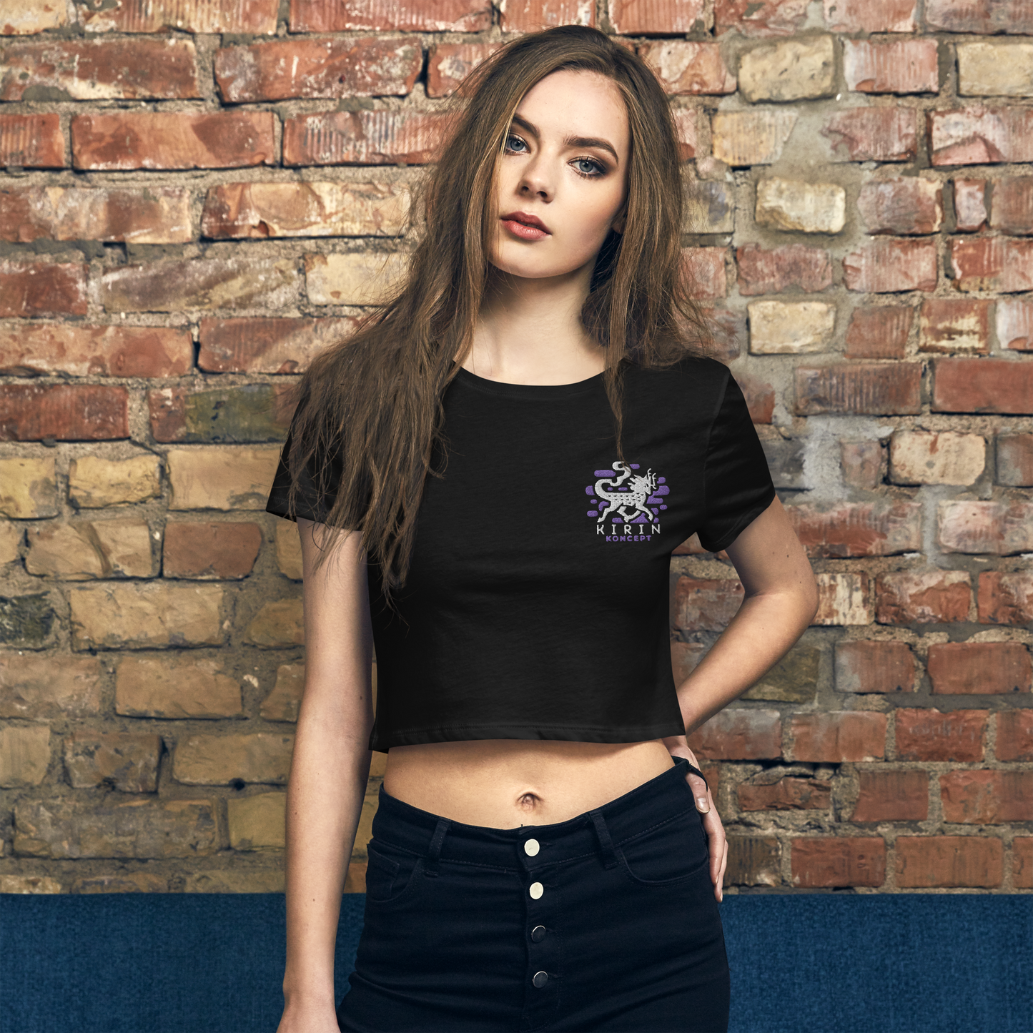 KIRIN Basics - Embroidered Crop top