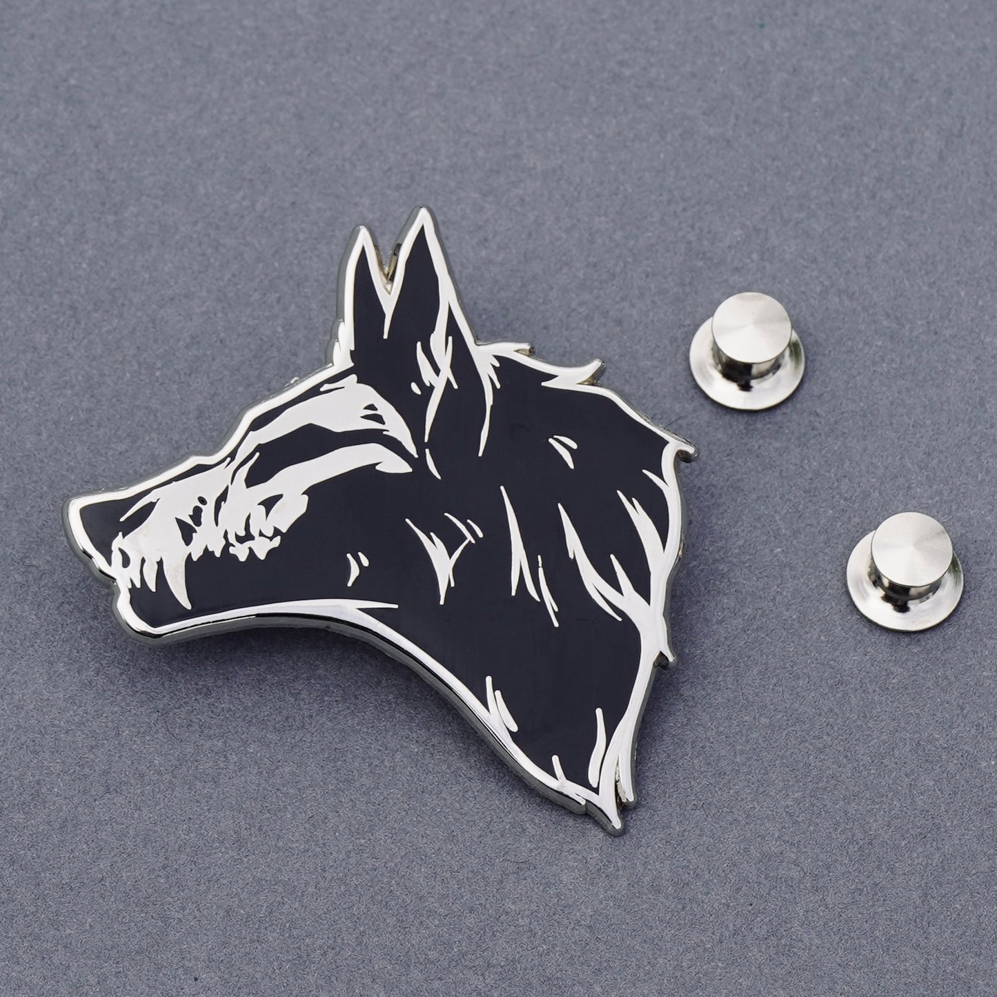 Wolf Skull - Hard Enamel Pin