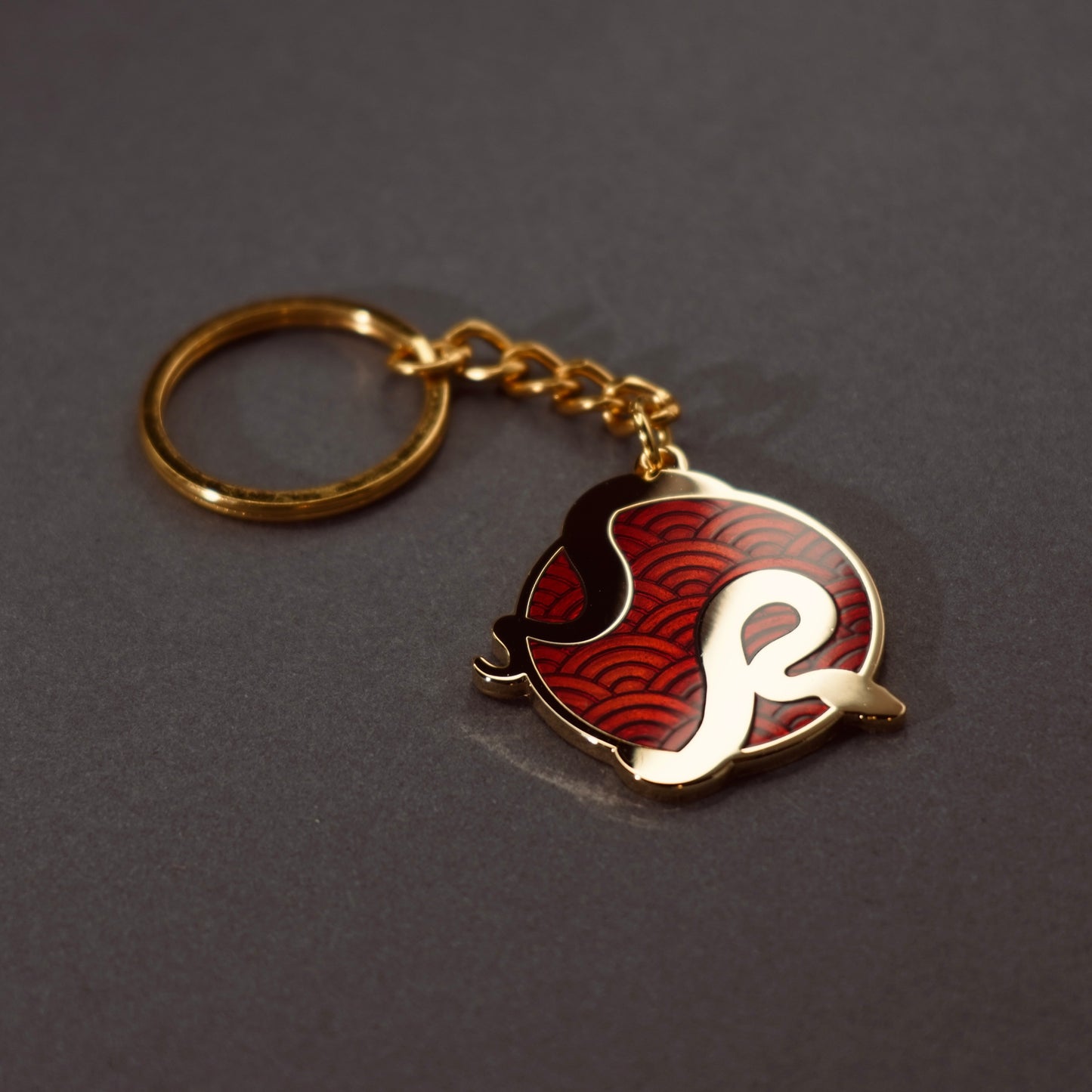 Lucky Snake - Enamel Keychain