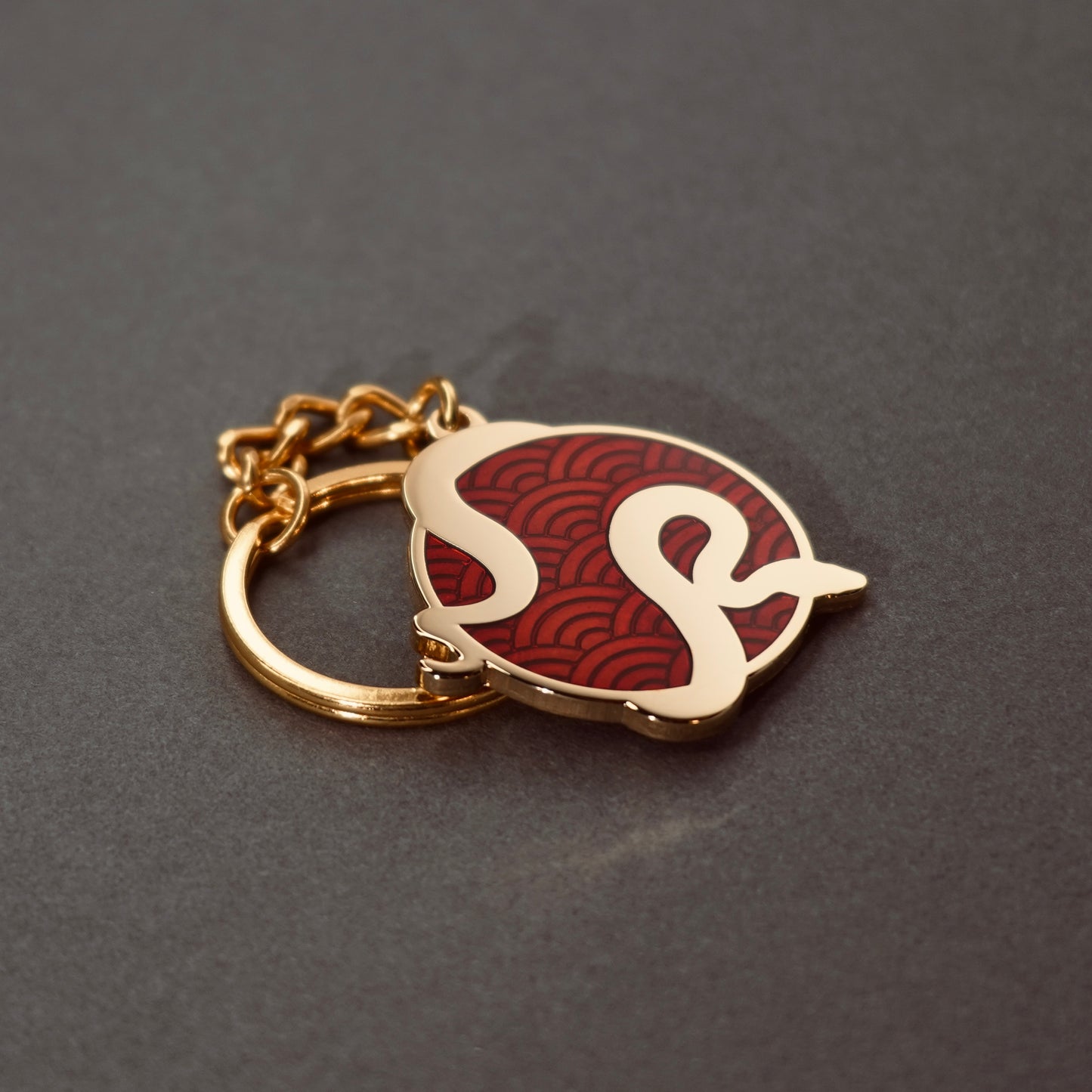 Lucky Snake - Enamel Keychain