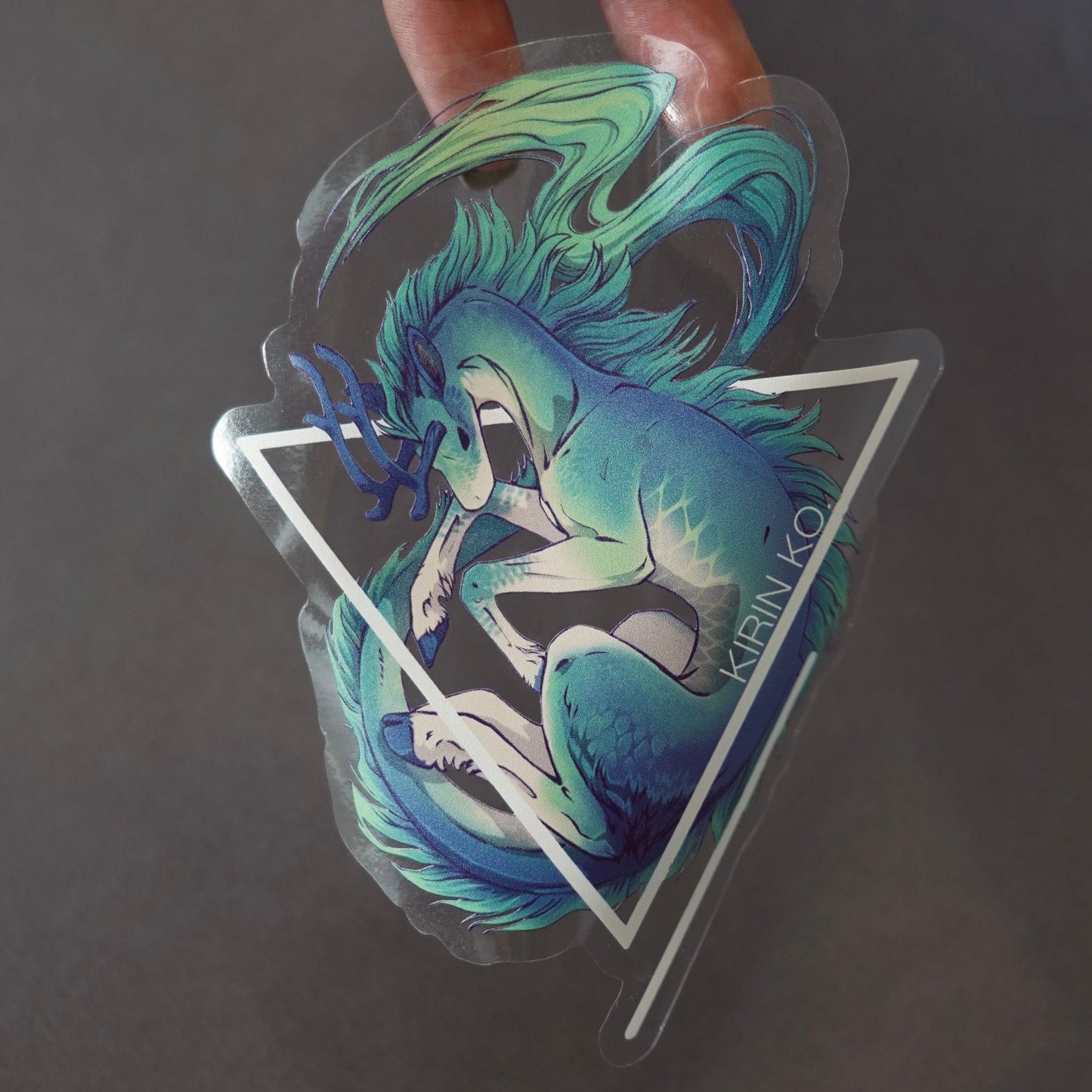 Kirin Ko - Transparent vinyl sticker