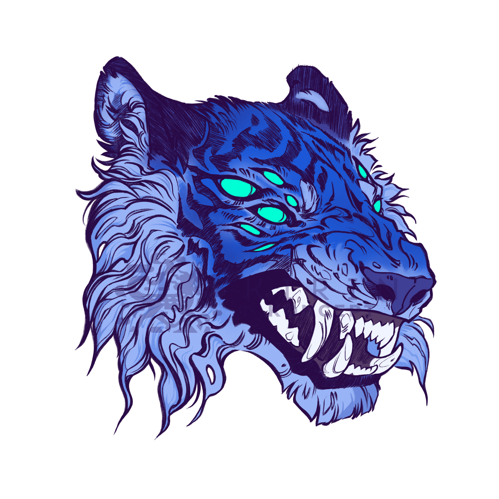 Wicked - Transparent vinyl sticker