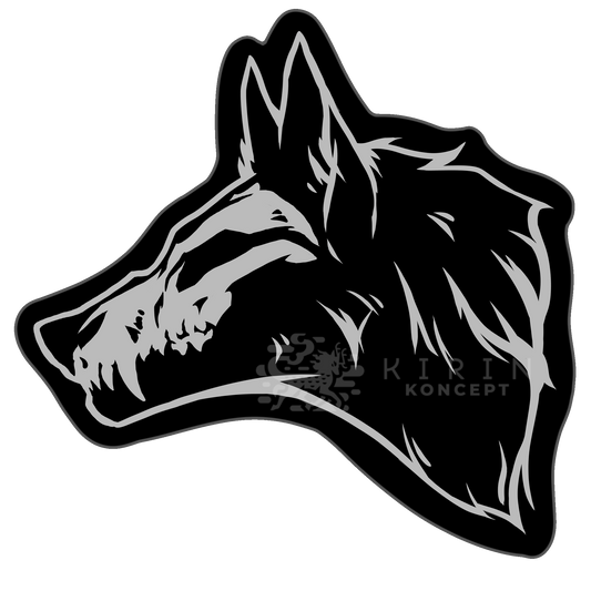 Wolf Skull - vinyl stickers