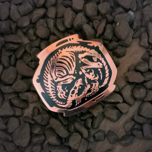 Hic sunt Dracones - Hard Enamel pin