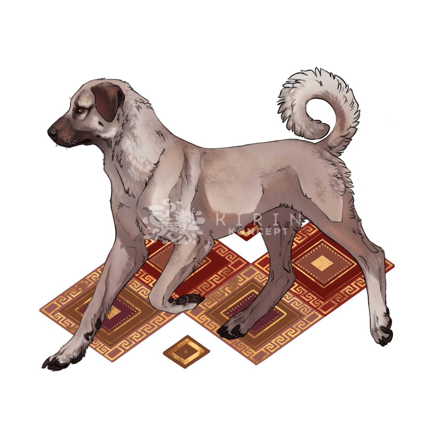 Kangal - Transparent vinyl sticker