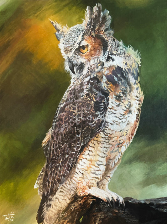 Great Horned Owl - ORIGINAL