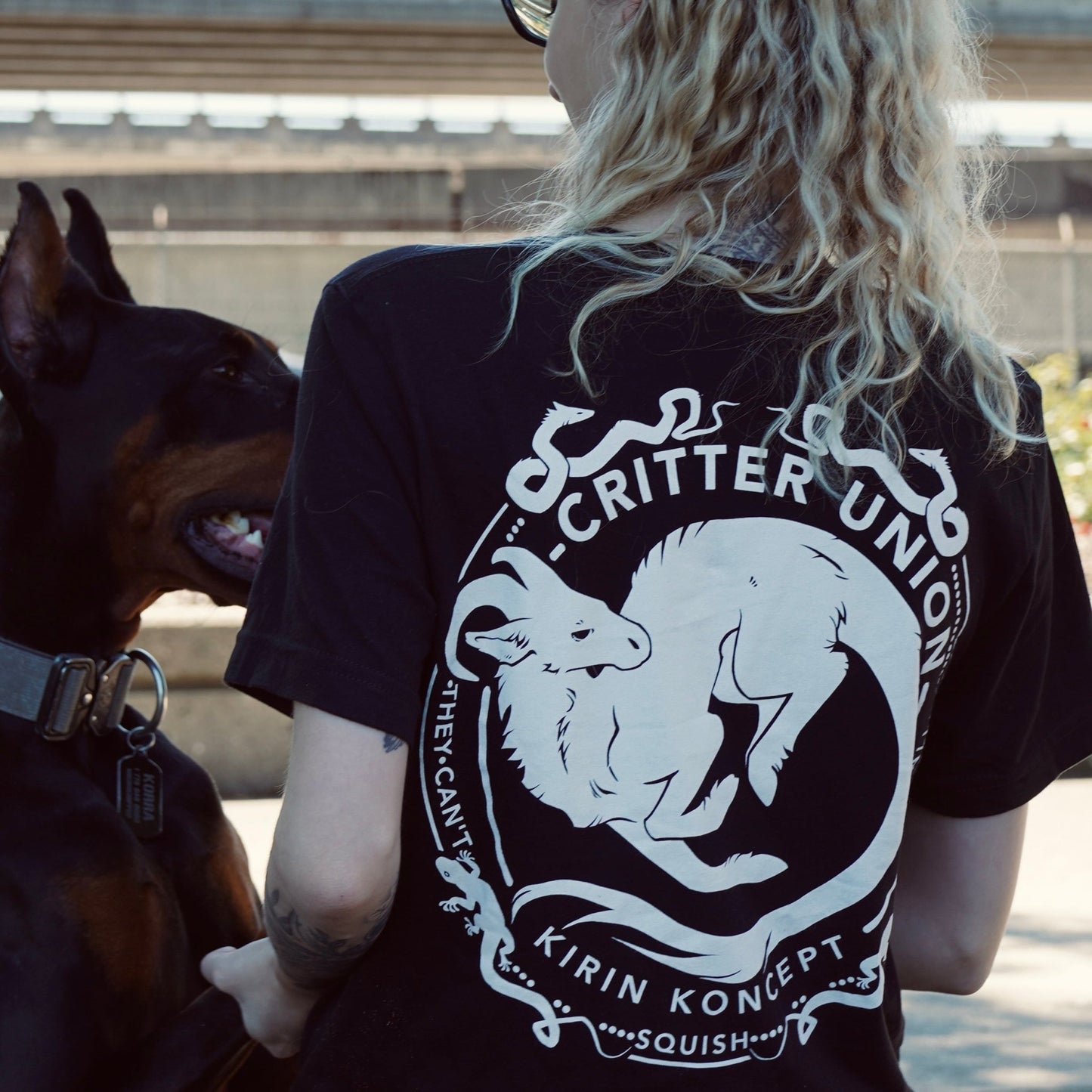 Critter Union - Black Shirt - KIRIN KONCEPT - tshirt