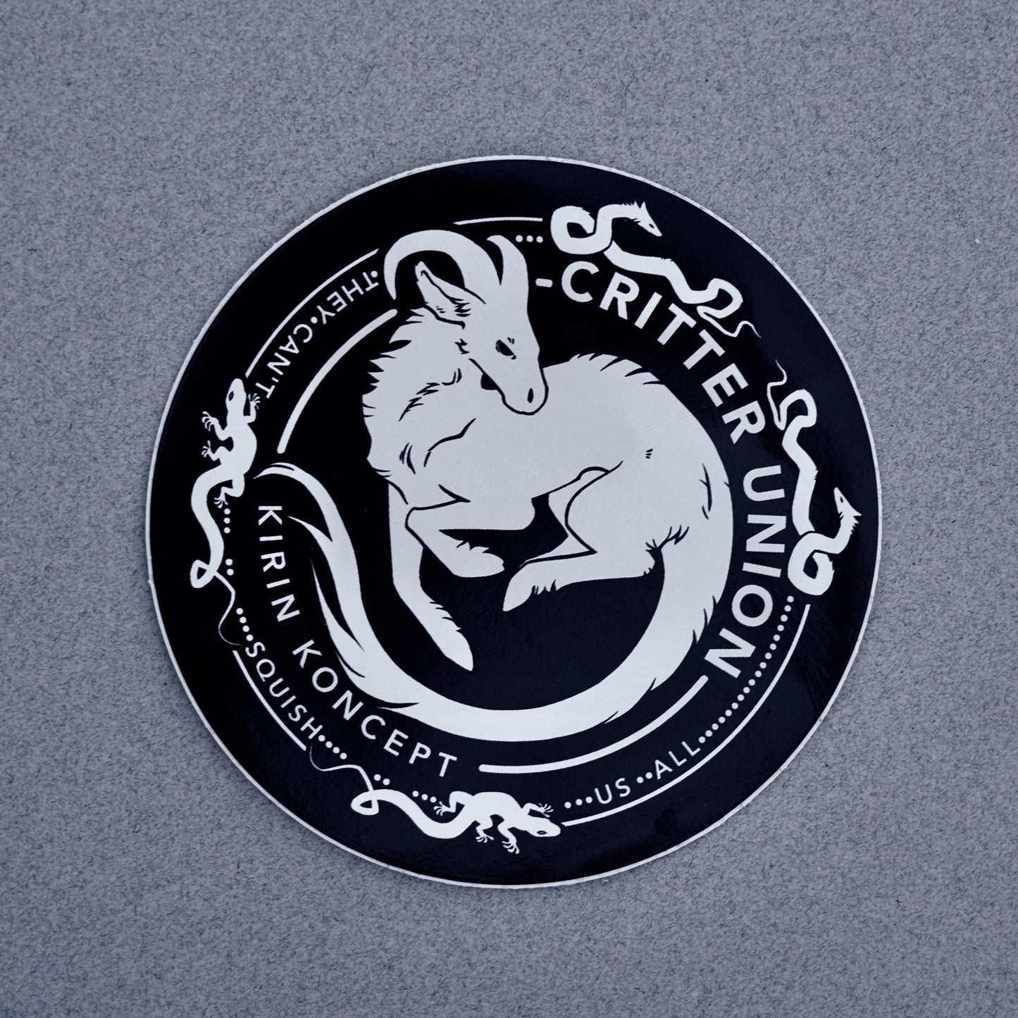 Critter Union - vinyl sticker - KIRIN KONCEPT - sticker