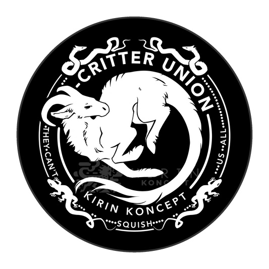 Critter Union - vinyl sticker - KIRIN KONCEPT - sticker