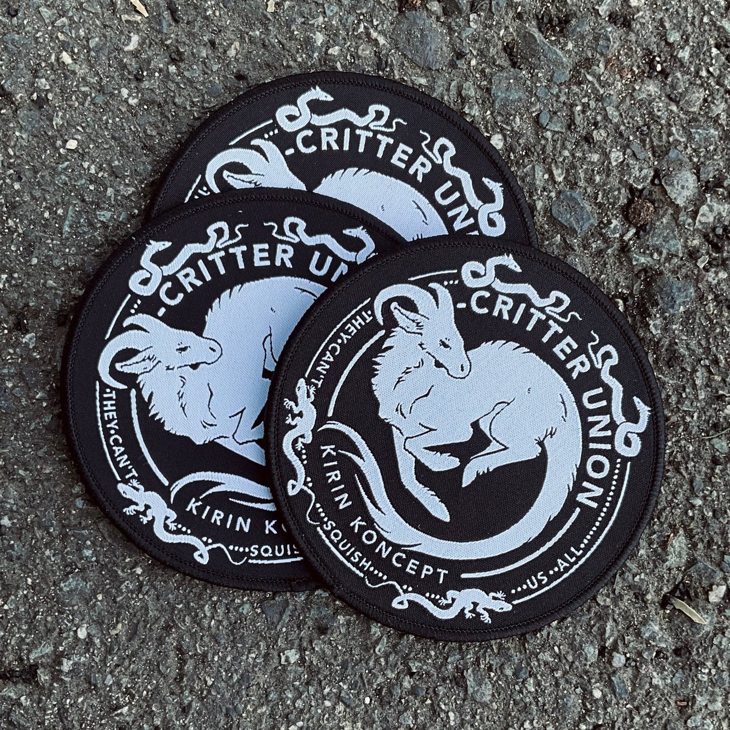 Critter Union - Woven Patch - KIRIN KONCEPT - Patch