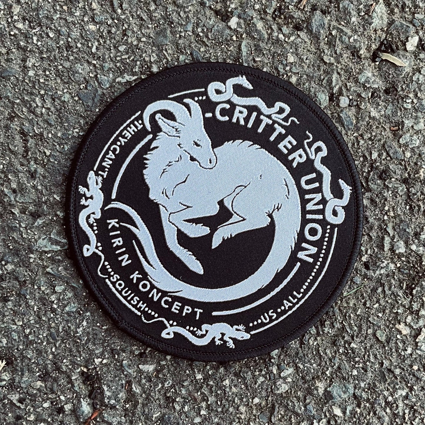 Critter Union - Woven Patch - KIRIN KONCEPT - Patch