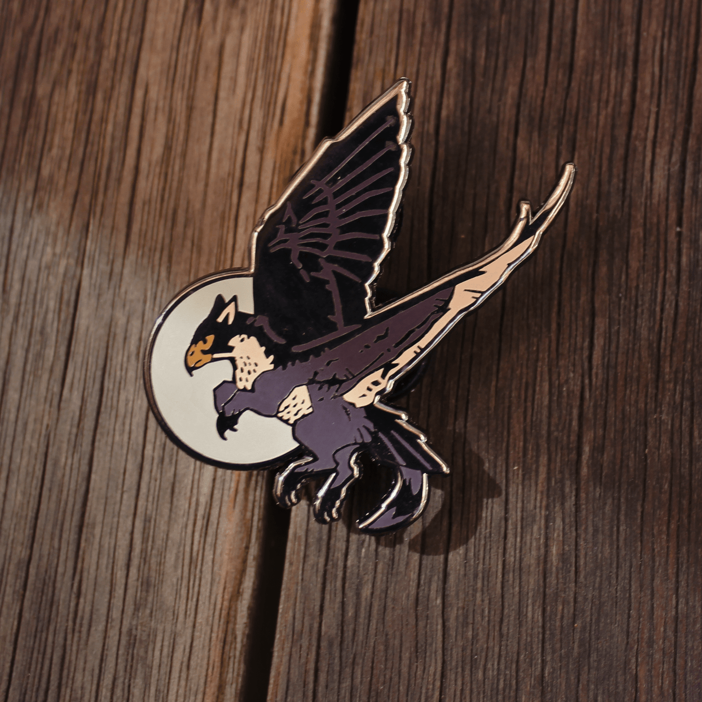 Falcon TeenyGryphons - Hard Enamel Pin - KIRIN KONCEPT - lapel pin