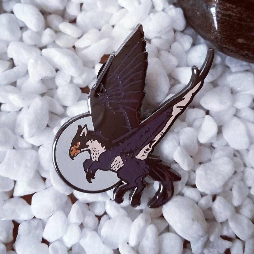 Falcon TeenyGryphons - Hard Enamel Pin - KIRIN KONCEPT - lapel pin