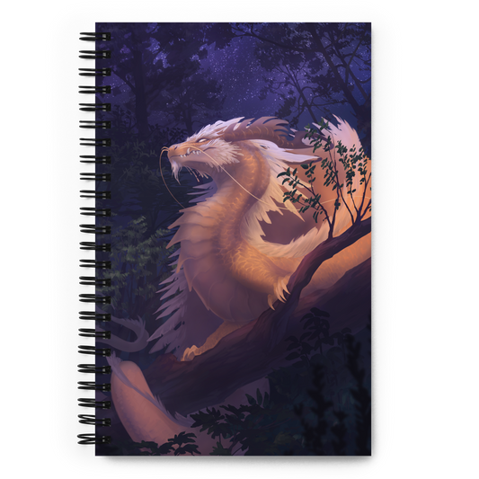 Golden - Spiral notebook