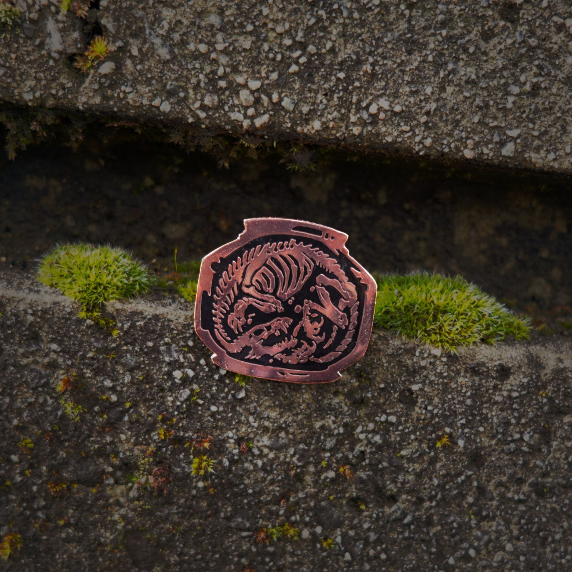 Dragon fantasy in a jar enamel pin lapel pin