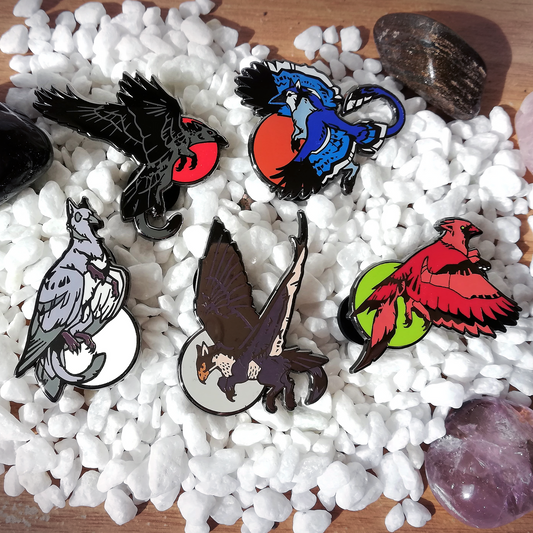 Teeny Gryphons - BUNDLE (5 pins)